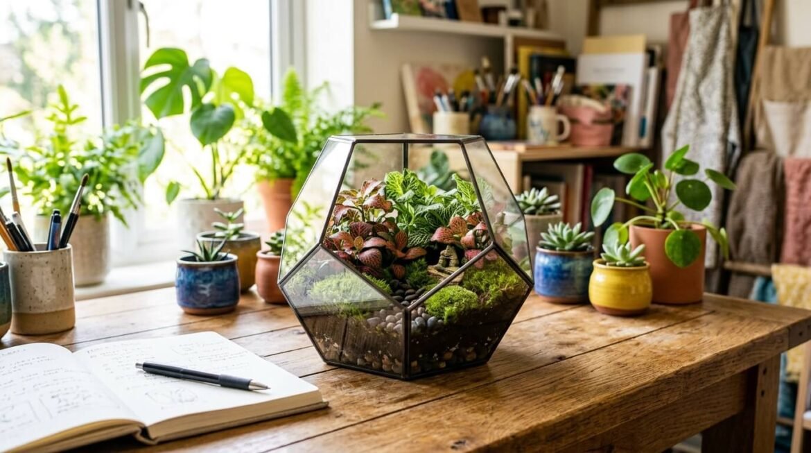 como fazer terrário