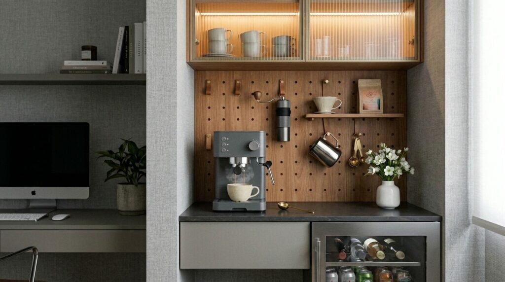 cantinho do café no home office